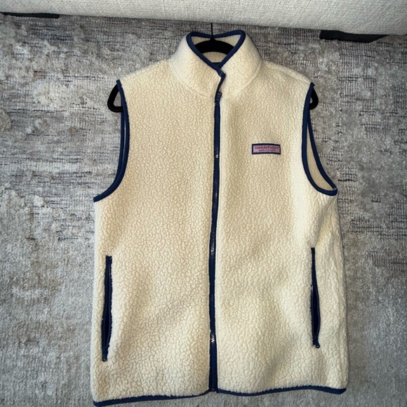 Vineyard Vines Sherpa Fleece Vest (Men’s Small) - Picture 1 of 8